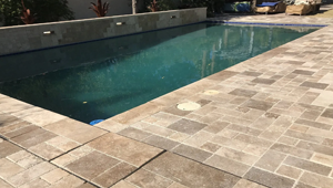 Cleaning Pool Pavers